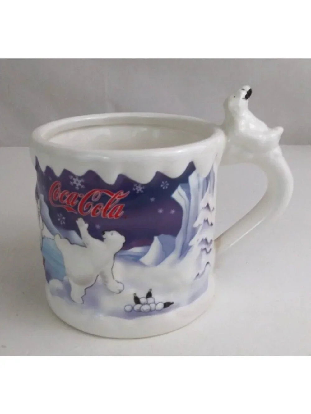 2002 Houston Harvest Coca-Cola Oversized 3D Style Coffee Cup Mug